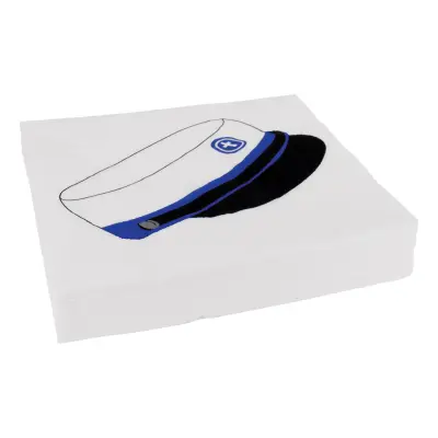 Servetter Dansk Studentmössa Blå - 20-pack