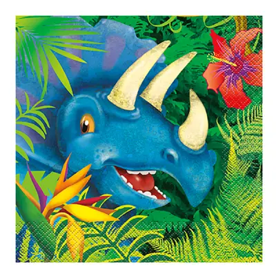Servetter Dinosaurier - 16-pack