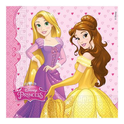 Servetter Disneyprinsessor - 20-pack