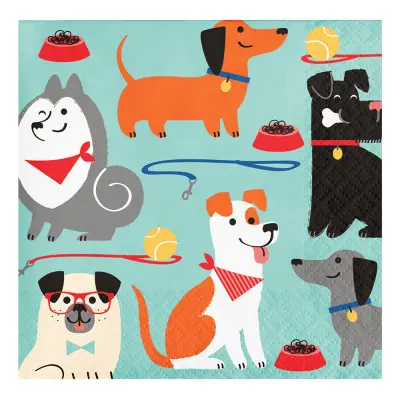 Servetter Dog Party - 16-pack