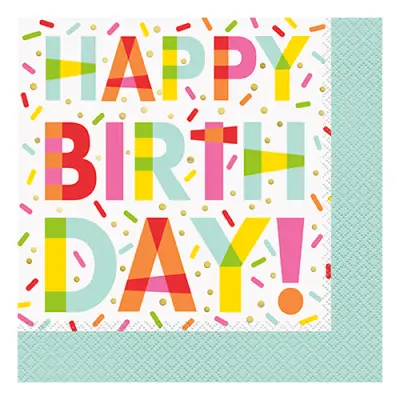 Servetter Donut Party - 16-pack