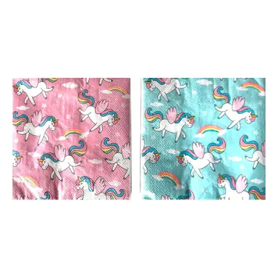 Servetter Enhörningar - 20-pack