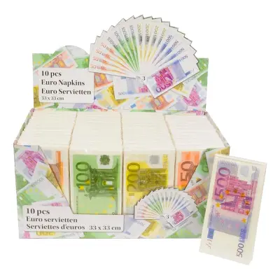 Servetter Eurosedlar - 10-pack