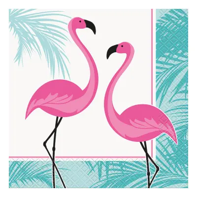 Servetter Flamingos - 16-pack