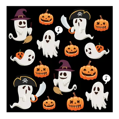 Servetter Galna Spöken & Pumpor - 20-pack