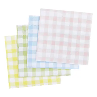 Servetter Gingham - 16-pack