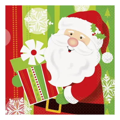 Servetter Glad Tomte - 16-pack