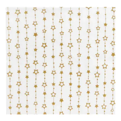 Servetter Gold Star - 20-pack