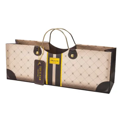 Purse Bag Vinväska i Papp - Mocka