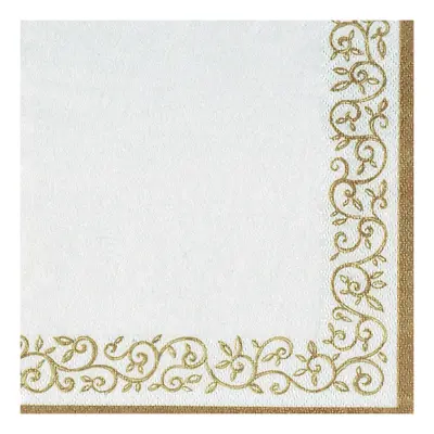 Servetter Guldbård - 20-pack