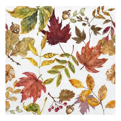 Servetter Höstlöv - 20-pack