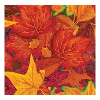 Servetter Höstlöv - 16-pack