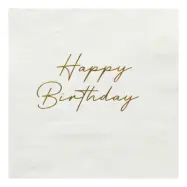 Servetter Happy Birthday - 16-pack