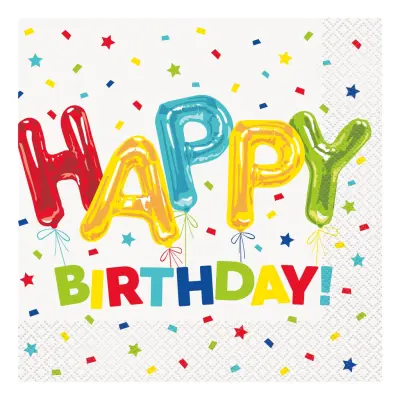 Servetter Happy Birthday