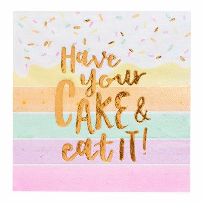 Servetter Have Your Cake Pastell - 20-pack