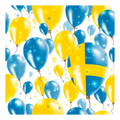 Servetter Heja Sverige - 20-pack