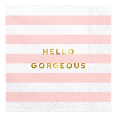 Servetter Hello Gorgeous - 20-pack
