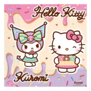 Servetter Hello Kitty&Kuromi - 20-pack