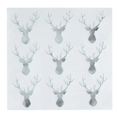 Servetter Julrenar Silver - 16-pack