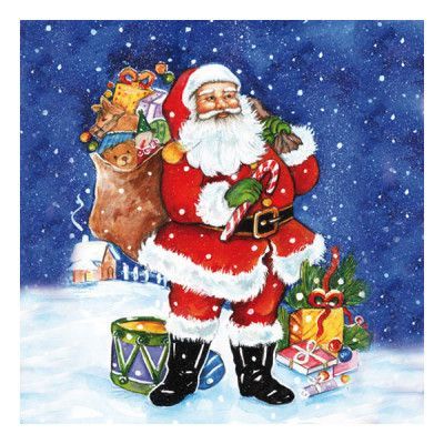 Servetter Jultomte Klassisk - 20-Pack