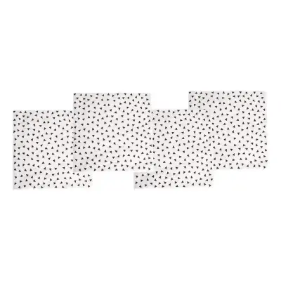 Servetter Konfetti Svart - 20-pack