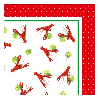 Servetter Kräftskivor - 20-pack