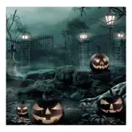 Servetter Kyrkogård Halloween - 20-pack
