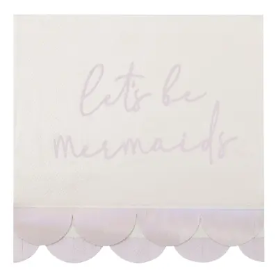 Servetter Lets Be Mermaids - 16-pack