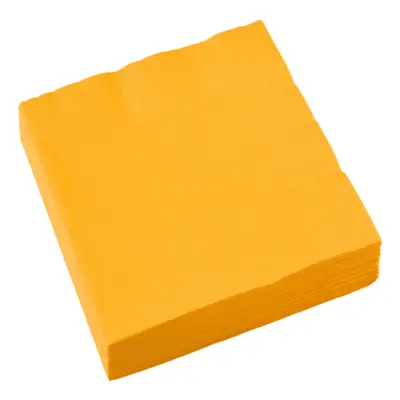 Servetter Mörkgula - 20-pack