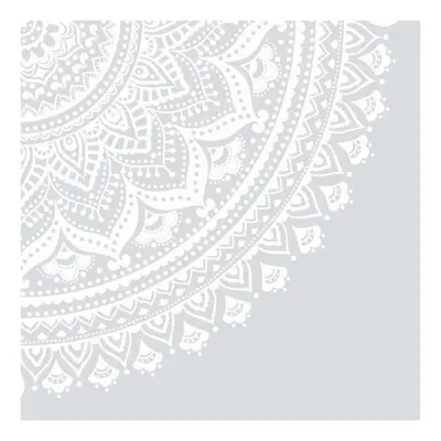 Servetter Mandala Silver Party - 20-pack