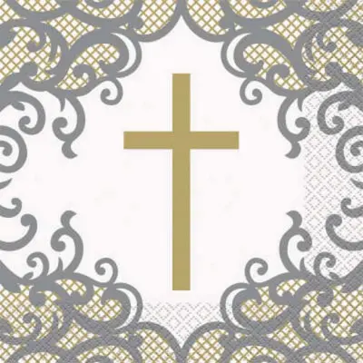 Servetter med kors 16-pack