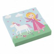 Servetter Medeltid Prinsessa - 20-pack