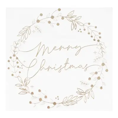 Servetter Merry Christmas - 16-pack