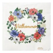 Servetter Midsommar Välkommen - 20-pack