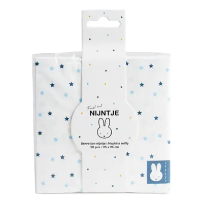 Servetter Miffy Ljusblå - 20-pack
