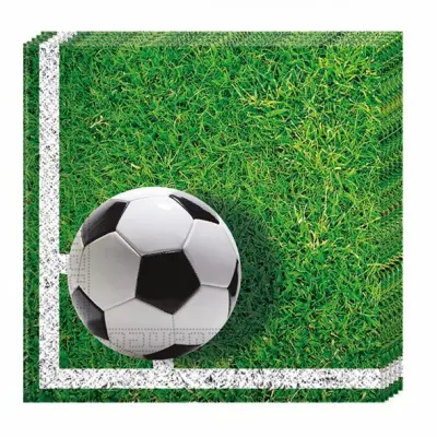Servetter motiv fotboll 20-pack