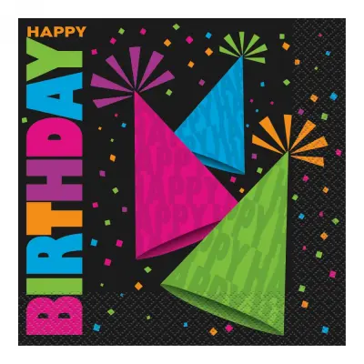 Servetter Neon Party - 16-pack