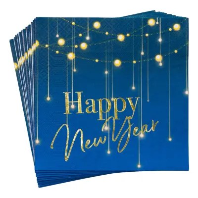 Servetter Nyår Happy New Year - 16-pack