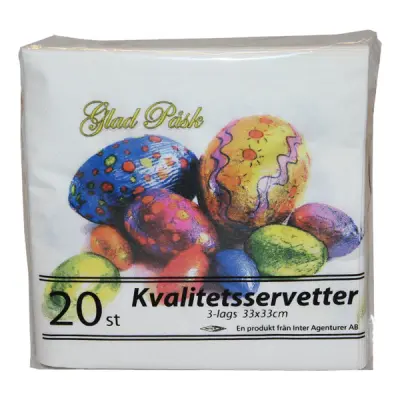 Servetter Påskägg - 20-pack