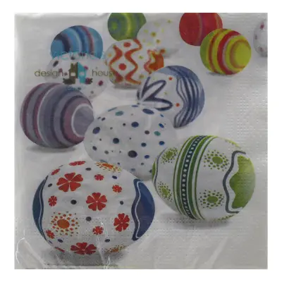 Servetter Påskägg Retro - 20-pack