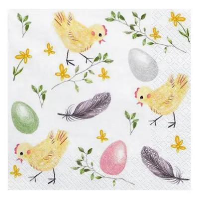 Påskservetter Kycklingar - 20-pack
