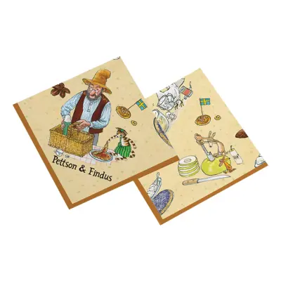 Servetter Pettson&Findus - 20-pack