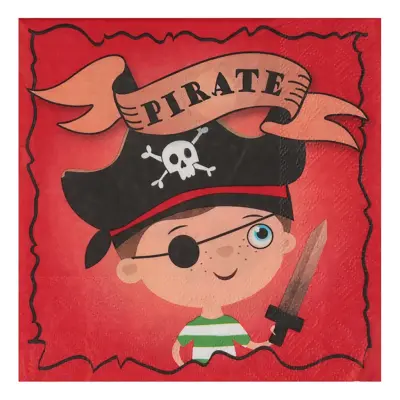 Servetter Pirat - 20-pack