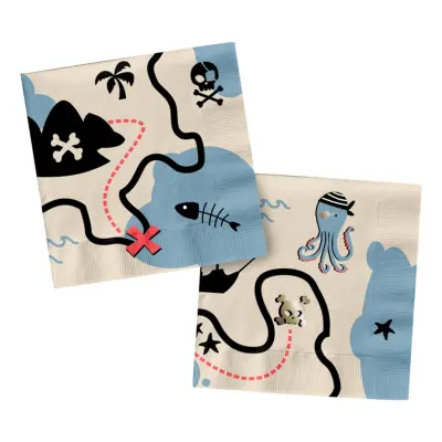 Servetter Pirat Happy Birthday - 20-pack