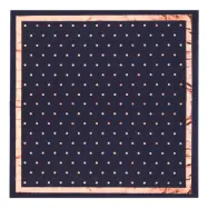 Servetter Prickiga Navy/Roséguld - 20-pack