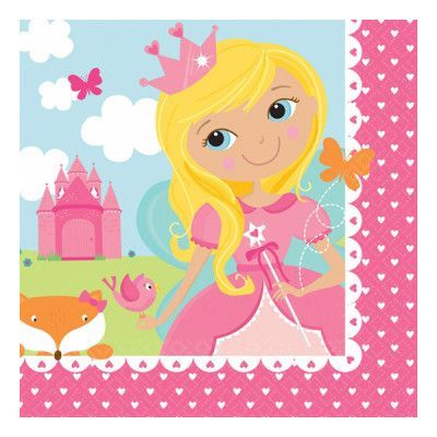Servetter Prinsessa Sagoslott - 16-pack