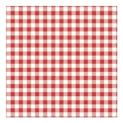 Servetter Röd Rutig - 30-pack