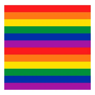 Servetter Regnbågsfärgade