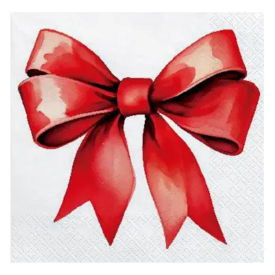 Servetter Rosett Röd - 20-pack