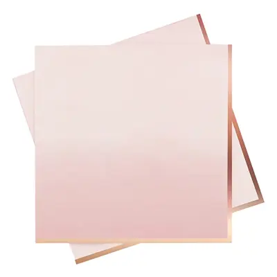 Servetter Roséguld/Rosa Ombre - 16-pack